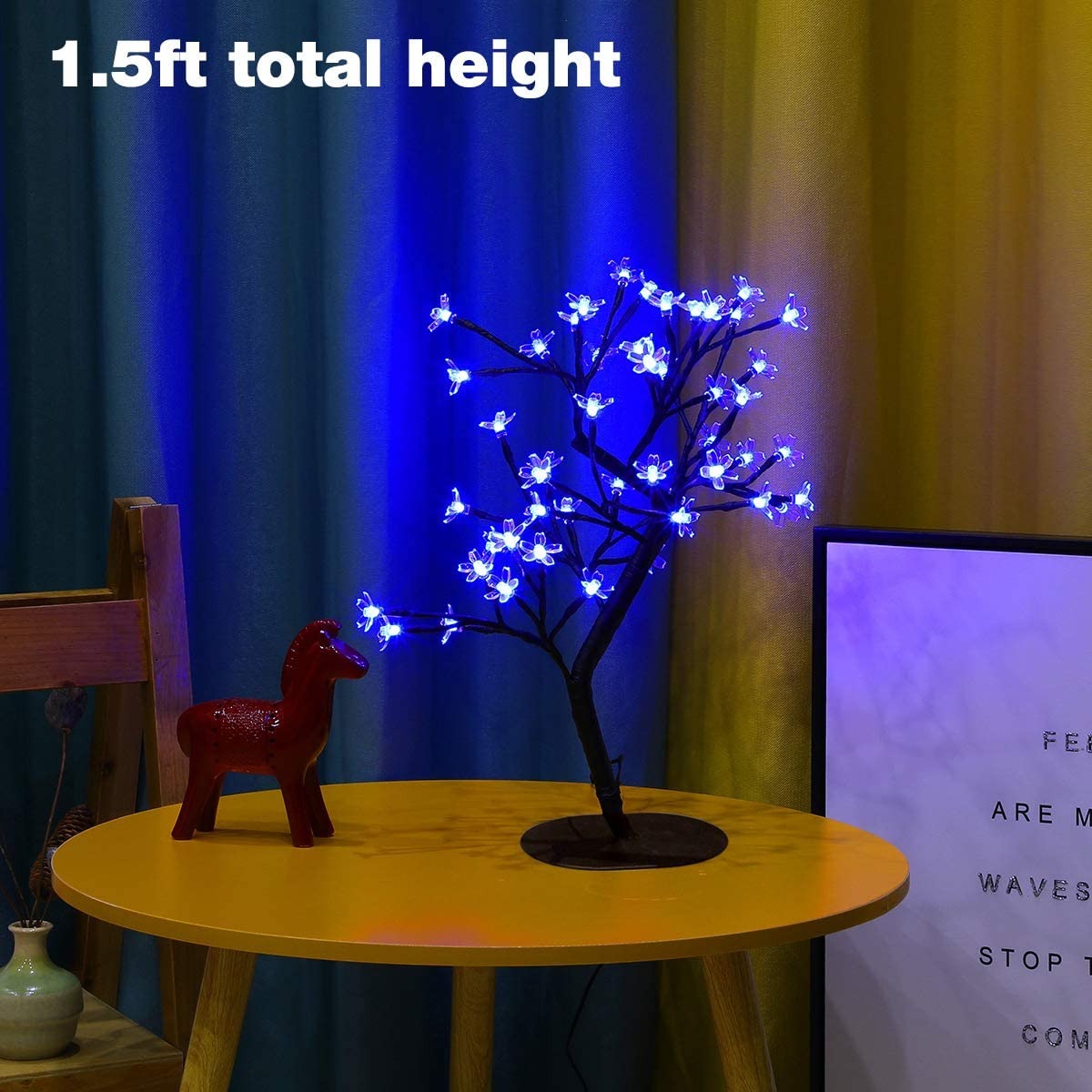 LED Lampe De Cerisier, 0.43M 40LED, Arbre Lumineux LED, Branches Noires, Pour La Décoration De Maison (Multicolore) - ST0011 -OSRAM || EUROPALAMP Soldes Boutique