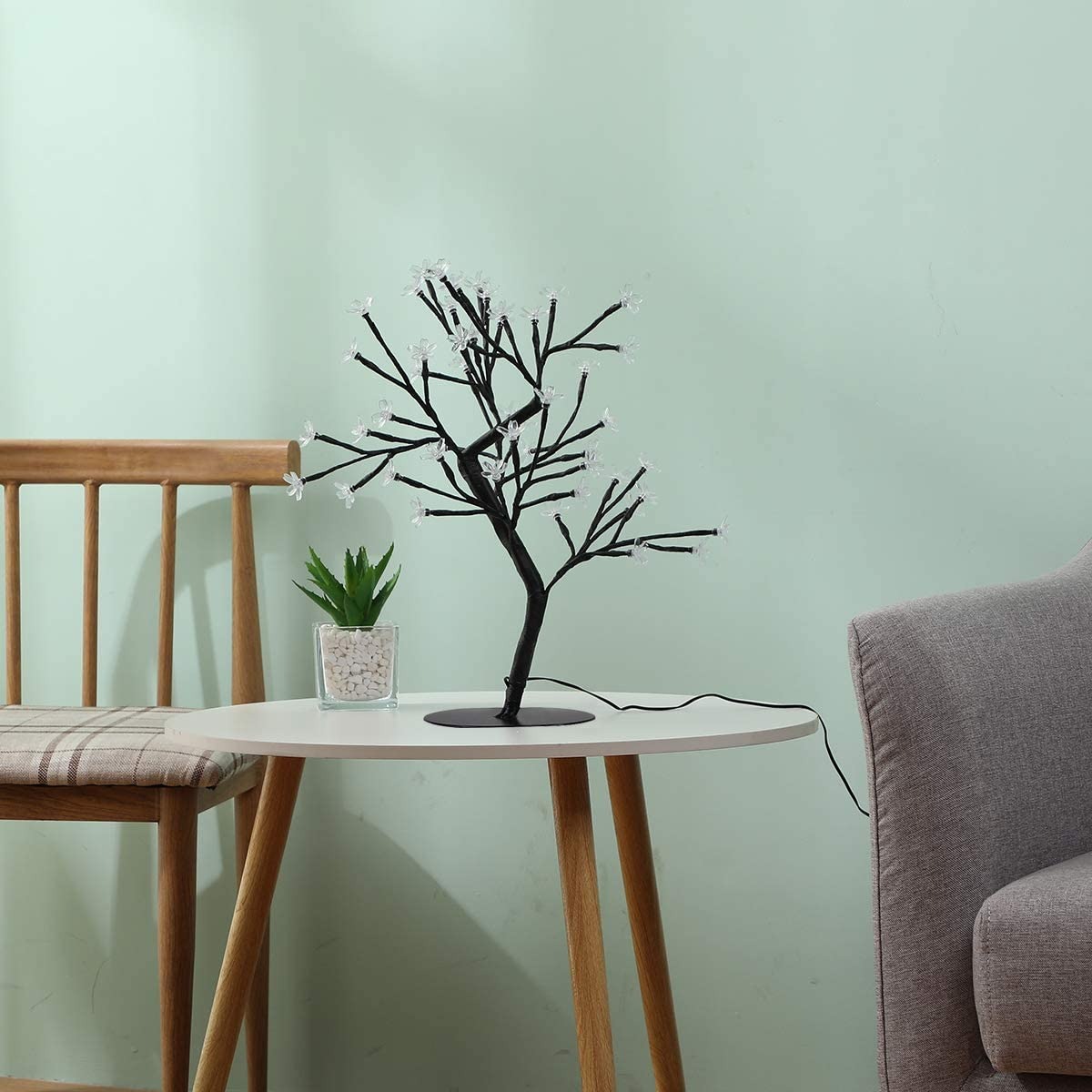 LED Lampe De Cerisier, 0.43M 40LED, Arbre Lumineux LED, Branches Noires, Pour La Décoration De Maison (Multicolore) - ST0011 -OSRAM || EUROPALAMP Soldes Boutique