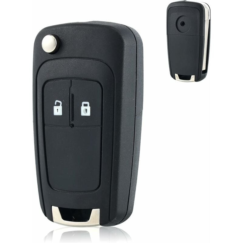 Coque Clé Voiture 2 Boutons Pour Opel Et Chevrolet - Remplacement Boîtier