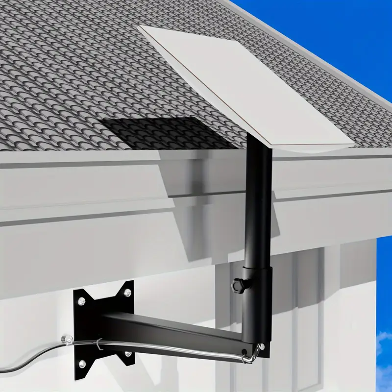 Vielseitiges Starlink-Montageset – robuster Stahl, kompatibel mit Starlink V2, ideal für Wand-, Dach- und Mastmontage, Details 2