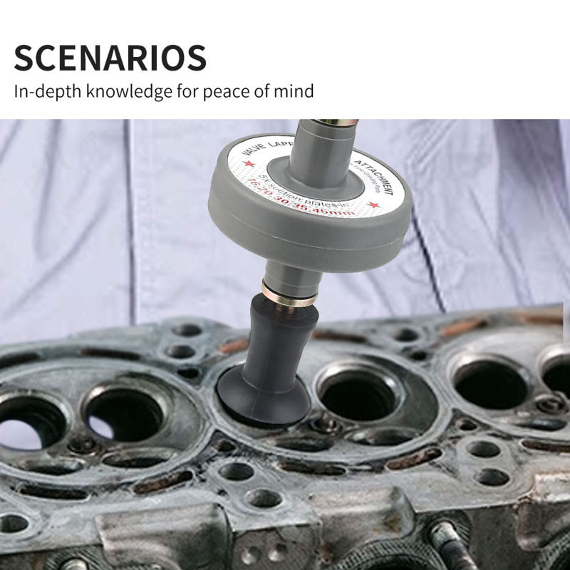 Kit d'outils de rodage de soupapes vue générale