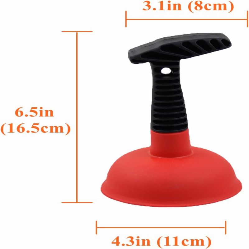 Mini kompakt Saugnapf – Abmessungen 16,5 x 11 cm – Kurzer Griff