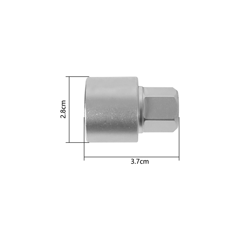Utilisation de la clé à douille antivol Beyamis sur écrou de roue