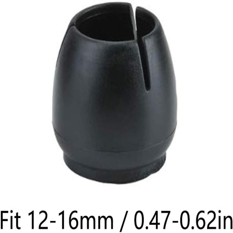 Schéma des dimensions des patins pour pieds de chaise 12-16mm