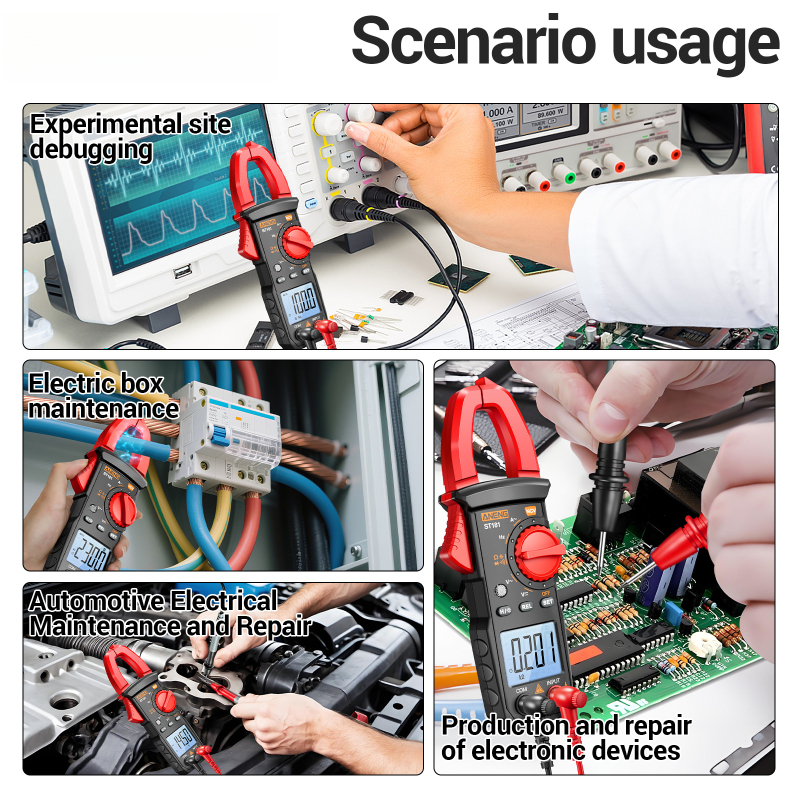 Multimètre pince ST181 avec écran LCD - détail