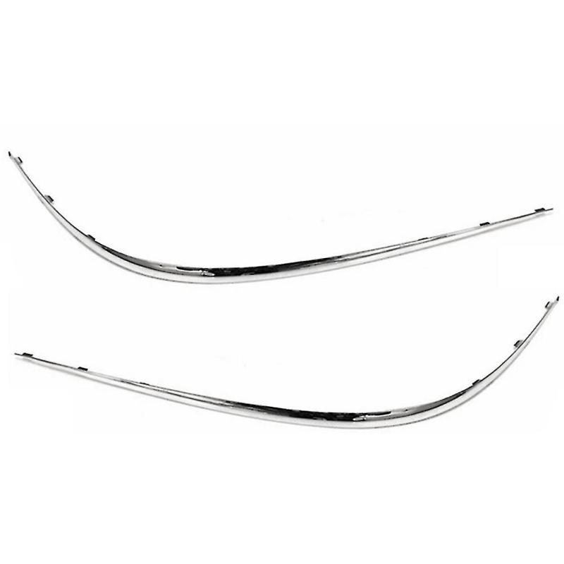 Kit de 2 moulures de pare-chocs avant pour Mercedes-Benz W211 - vue d'ensemble