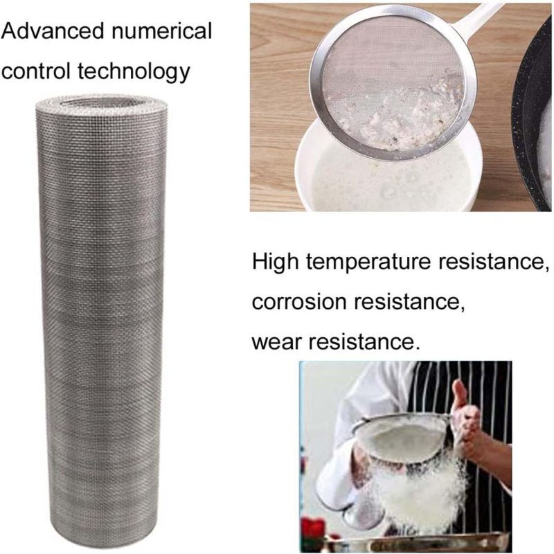 Détail maille 150 et technologie de fabrication - acier inoxydable haute résistance