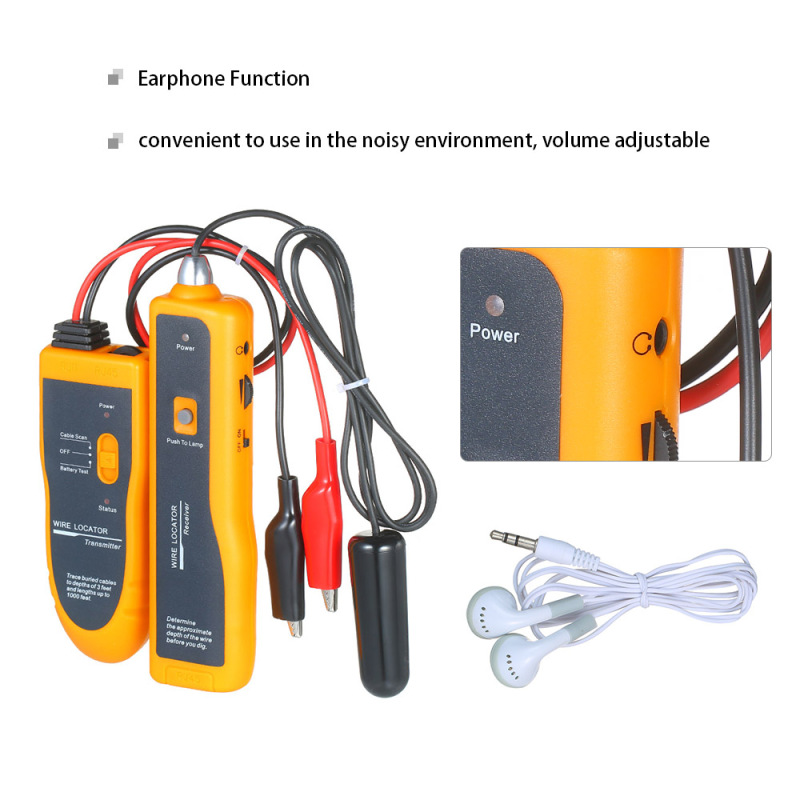 Localisateur de câbles NF-816 avec émetteur et récepteur - détail