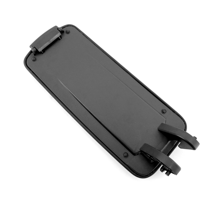 Couvercle de console centrale cuir noir pour Audi A1 Beyamis - vue d'ensemble
