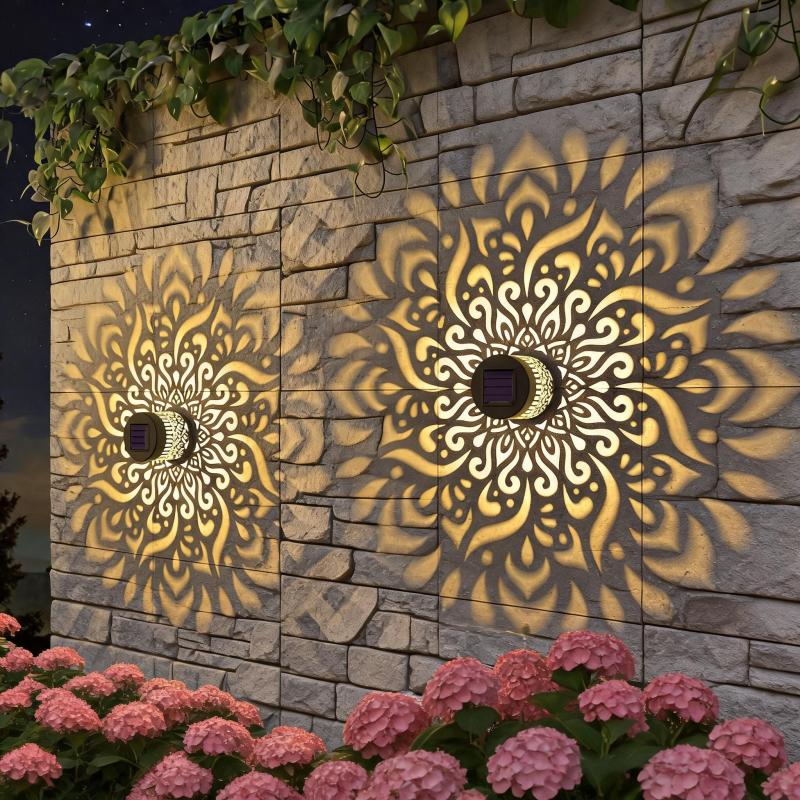 Détail des lampes solaires mandala Beyamis