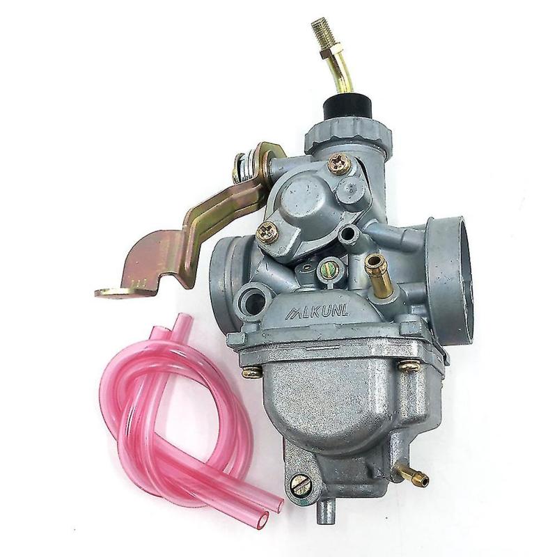 Détail du carburateur - corps métallique et raccords