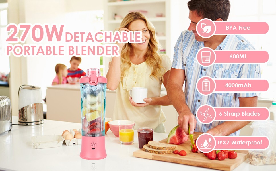 Blender Portable Electrique USB Presse-agrumes