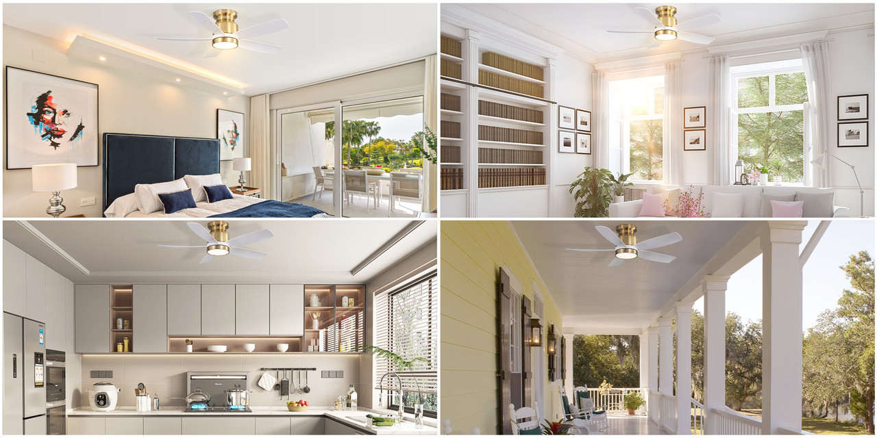 Ventilatore da soffitto moderno