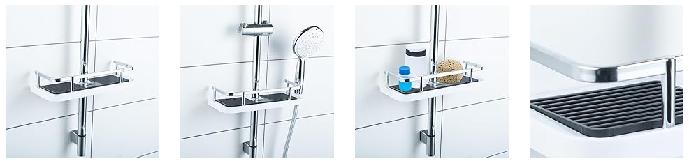 Support mural réglable pour douche