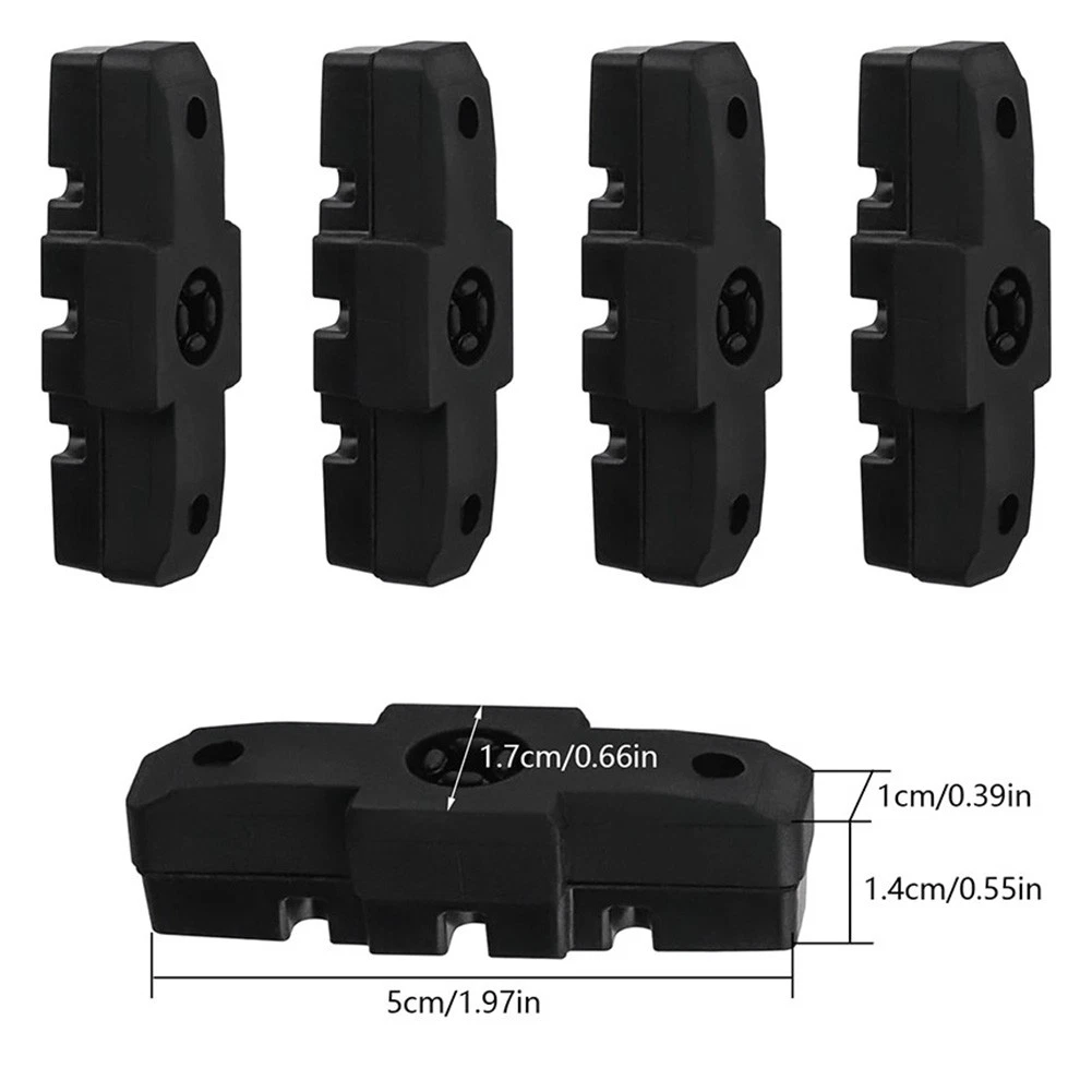 8Pcs Bicycle Brake Shoes for HS11/ HS22/HS24/ HS33 /HS66 50mm Brake 3863 - Picture 7 of 7