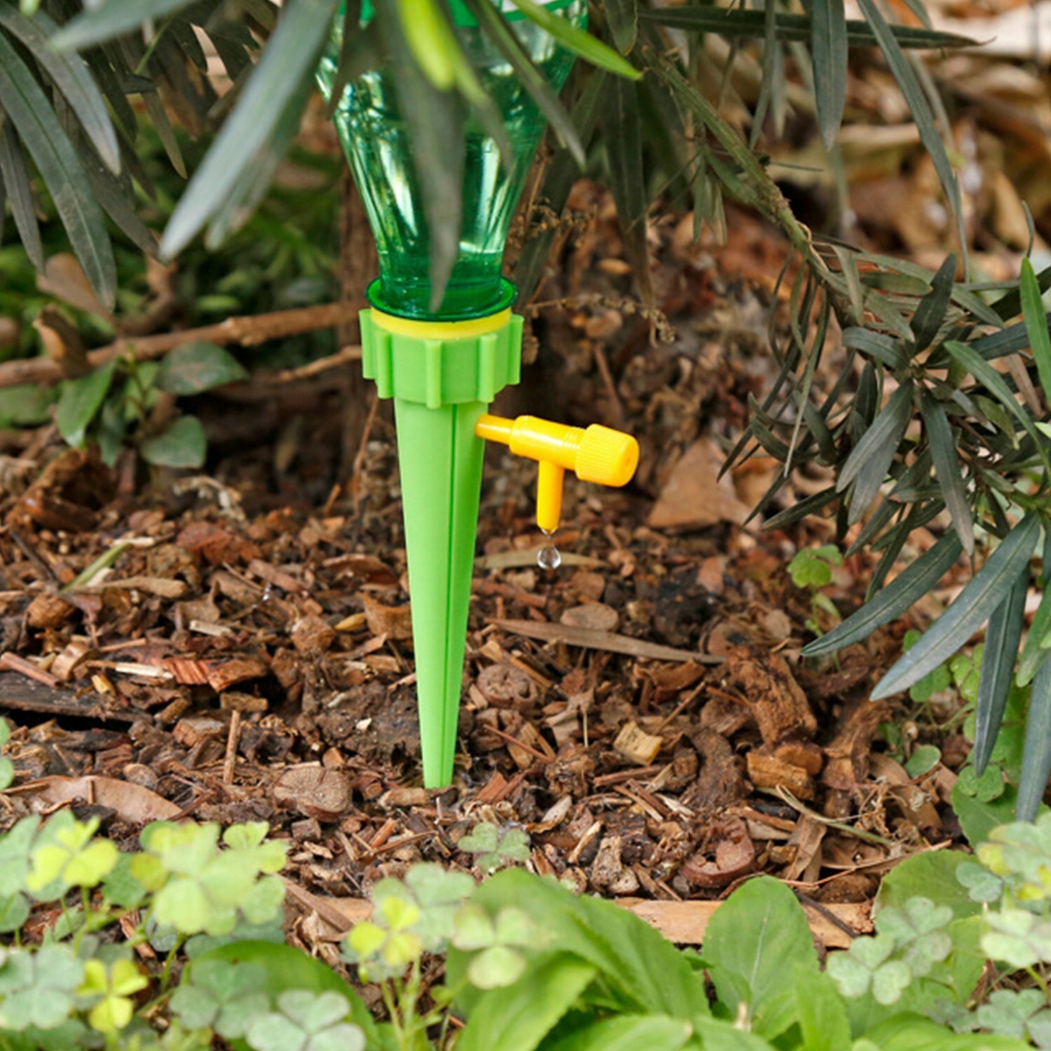 24 Pack Plant Waterer Self Watering Spikes Devices w/ Slow Release Control Valve - Picture 9 of 11