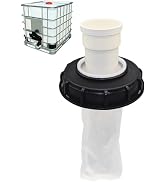 180°Couvercle de Réservoir IBC avec Filtre en Nylon Lavable pour Réservoir d'eau de Pluie IBC 100...