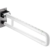 Barres d'appui pour salle de bain, toilettes rabattables – Rails pour personnes âgées pour mur, poignée de toilette antidérapante