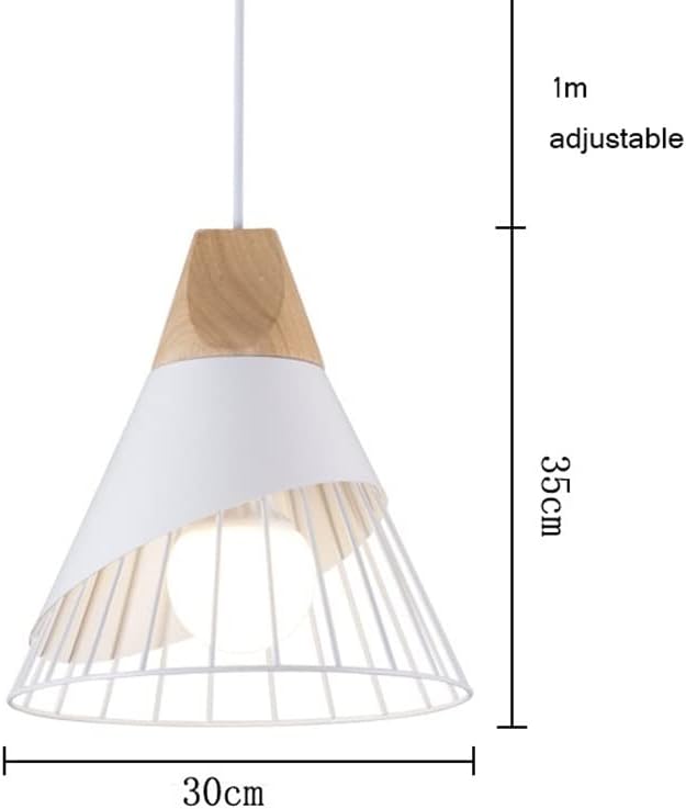 LEDSone Abat-Jour Vintage Cone 22cm Abat-Jour En Métal Pour Cuisine