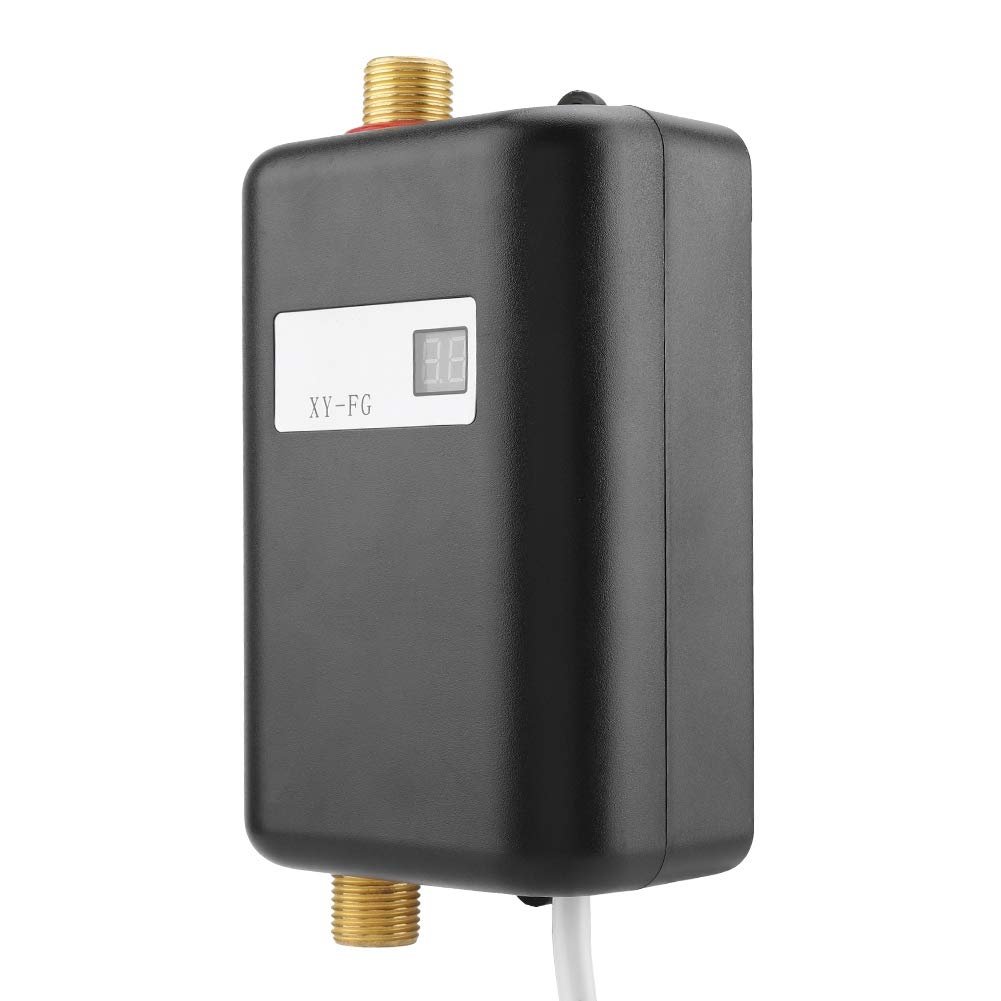 NICEON Chauffe-Eau Electrique 220V 3400W Chauffe-Eau Instantané Convient Pour Convertir De L'Eau Froide En Eau Chaude Température De Débit D'Eau Réglable Pour Cuisine Salle De Bain(Black) -Ubbink Magasin AAHKMJXYDAFdJAOAIMEbOAchMsjc3QZBtjSFHA9dqEpXPSB65XDJrhSVyThNg87jDURivsIQioVkU4HdlEVCOvmJqupLSMDIfZUAQ v3XTYZwxYwvLYpRNbL