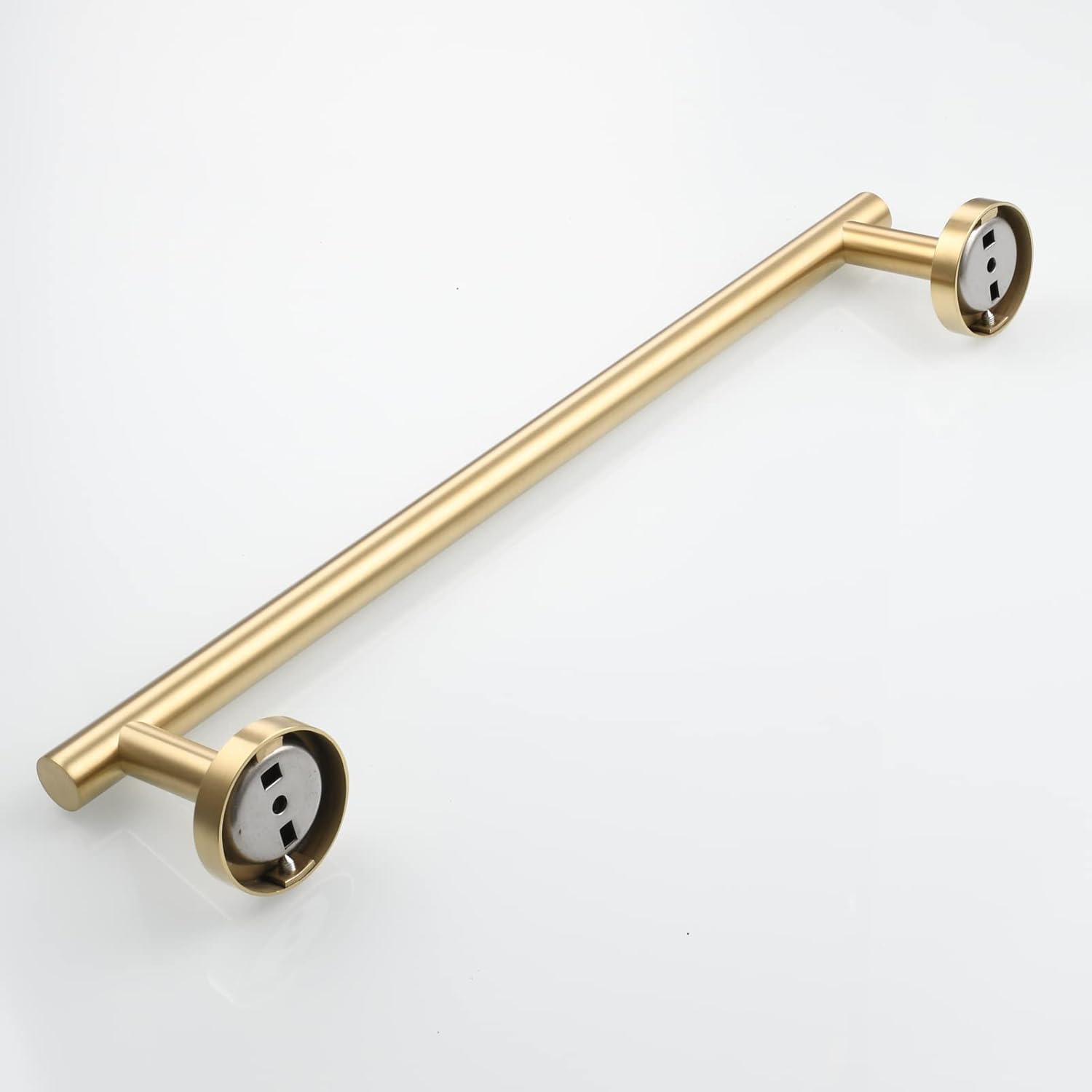 Suyar SUS304 Barre Porte-serviettes De 35,6 Cm En Acier Inoxydable Pour Salle De Bain, Cuisine, Placard, Débarbouillettes, Montage Mural, Chrome Poli