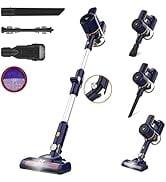 TASVAC Aspirateur Balai sans Fil, Aspirateur sans Fil Puissant 20000Pa, Aspirateur Pliable, 40Min...