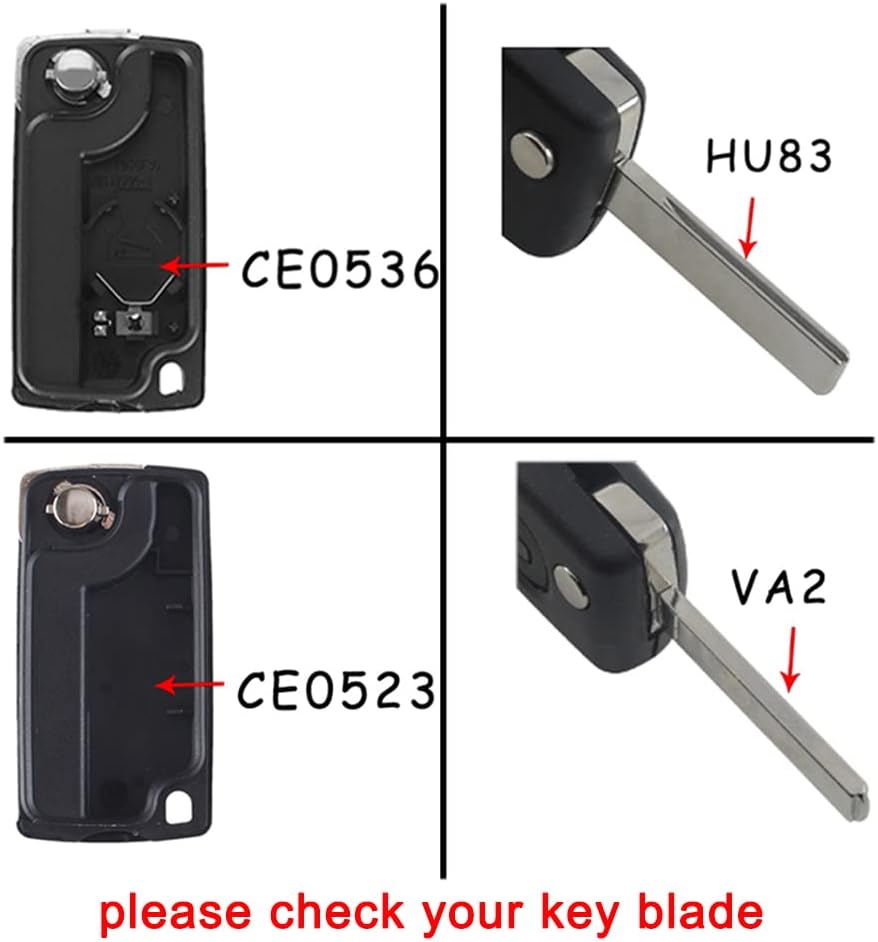 Guscio Chiave Telecomando 2 Pulsanti Per Mitsubishi Colt E Smart 454 Forfour - Sostituzione Facile E Resistente