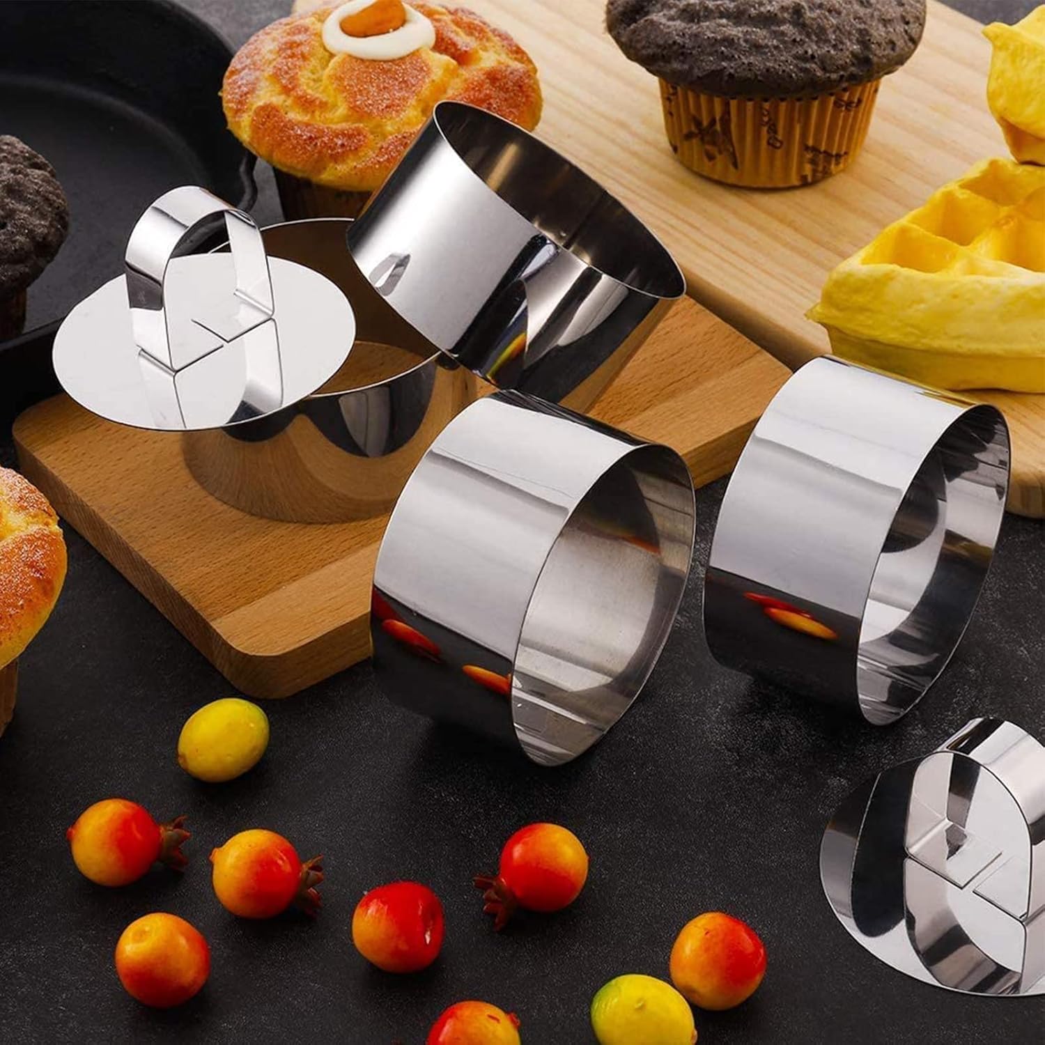 8 PcsCercle A Patisserie, Cercle Patisserie 8cm, Emporte