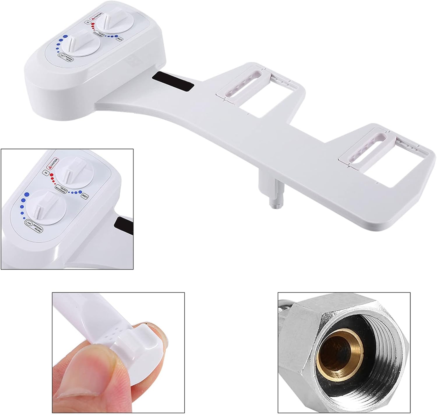 Bidet Aufsatz - SAMODRA Nicht Elektrisch Bidet Toilettenaufsatz Mit Einziehbare Selbstreinigende - View #3