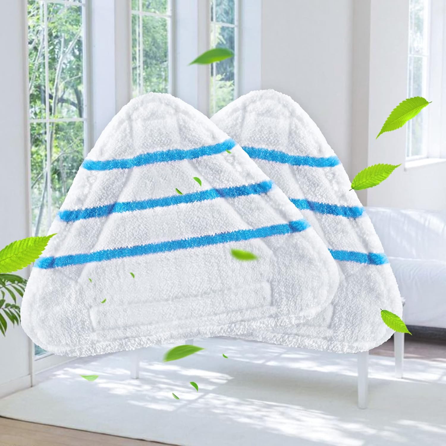 8 Lingettes Réutilisables Pour Balai Swiffer - Microfibre Lavable, 25,4 X 11,5 Cm, Pour Sols Durs (carrelage, Parquet)