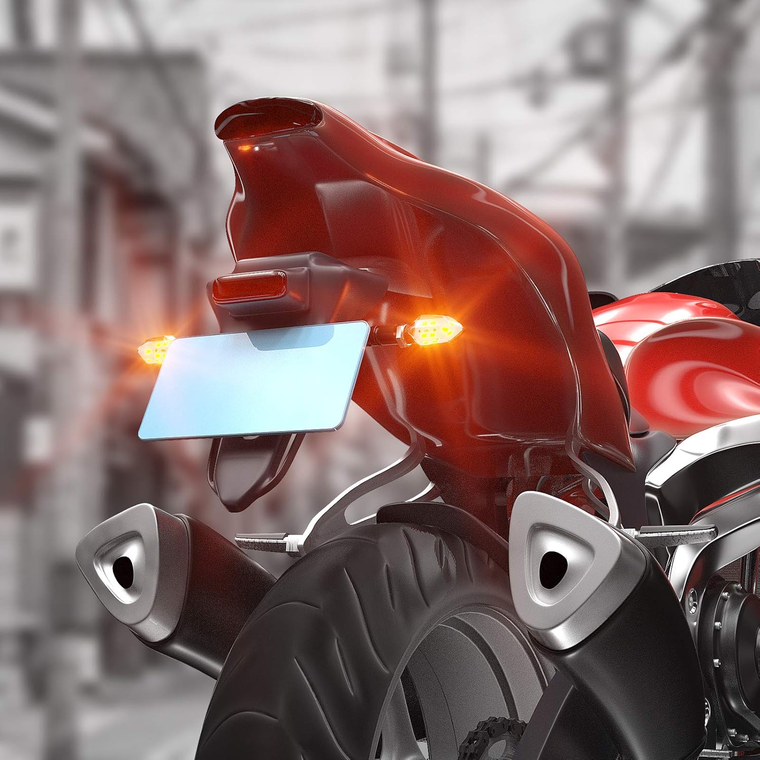Tête de fourche FULL LED avec phares led pour moto - Creativ Garage