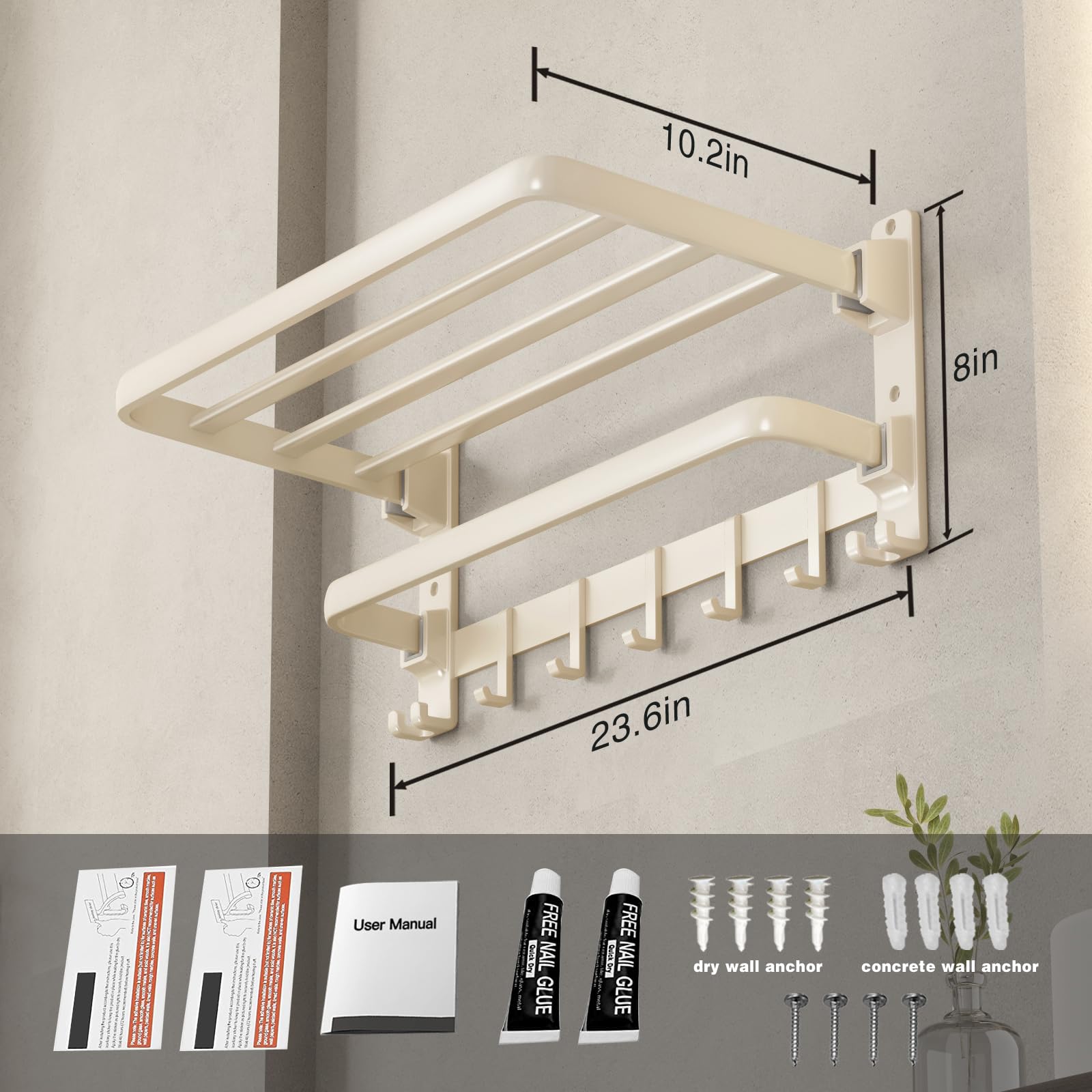 Porte serviette salle de bain
