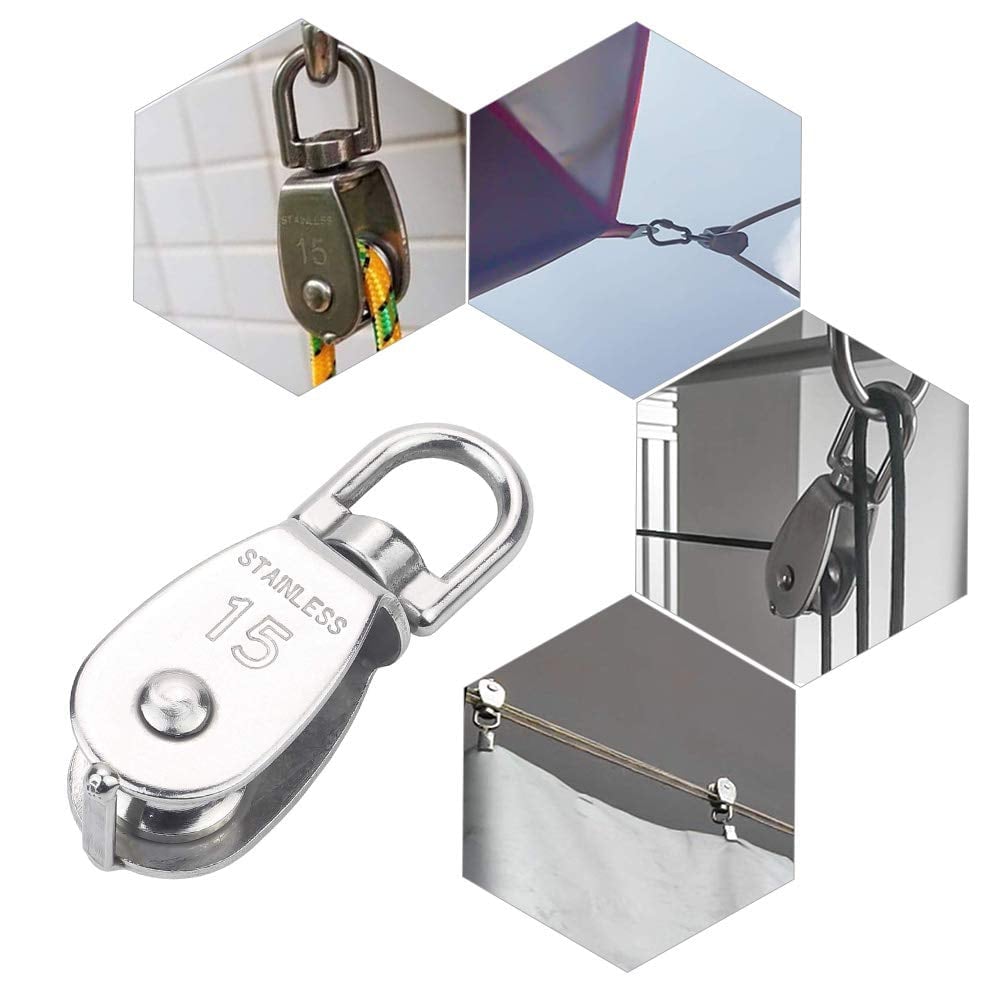 M15 Poulie Simple En Acier Inoxydable 304, 15MM Seul Poulies Bloc Rouleau, Grue Pivot Crochet Lisse Fil Corde Câble Chargement 77lbs/35Kg (6 Pièces) -Promos Botani Pro Boutique AAHKMJXYDAFdJAOAIMEbOAchMsjc3QZBtjSFHA9dqEpXPSB65XDJrhSVyThNg87jDURivsIQioVkU4HdlEVCOvmJqupLSMDIfZUAQ v3XTYZwxYwvLYpRNbL B2xWc WZQ hJ6vRmqFJ5Ws6R5UhYuRgTu7LG3VxoRaEuDj6 BSZ6L pmrNd zyCqtvIRh5v 4sj5fHoh6f9mD9BjeYRq3F4Hsfl3iQ6AaphSF0XMTLgaQ==