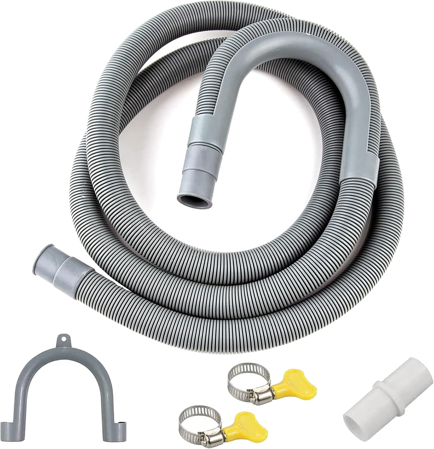 Prolunga tubo Carico Lavatrice lavastoviglie cm 150 3/4 MF trecciato inox Made in Italy. - 0810150M