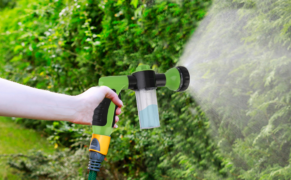 pressure washer hose garden gun spray jet water power attachment foam cleaning nozzle wash cleaner