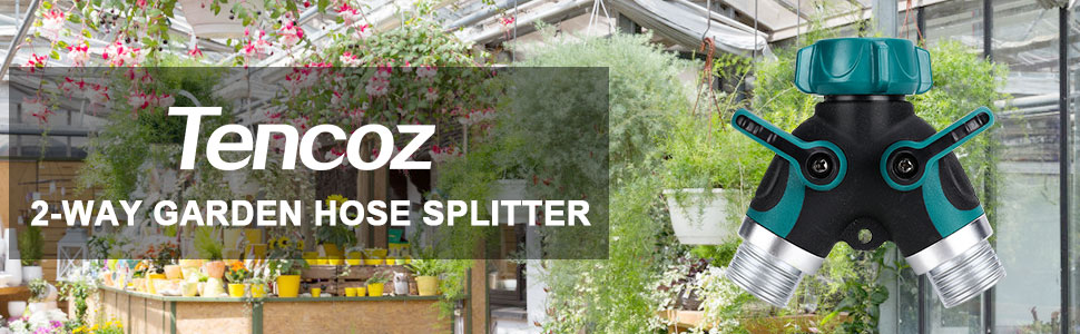 2 Way Garden Hose Splitter