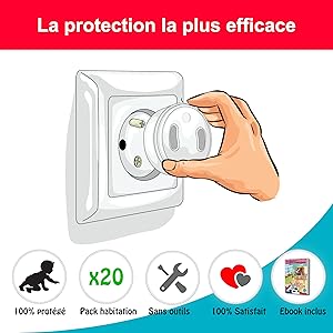 Cache prise bébé