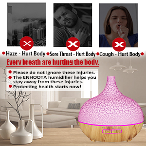 wooden essential oil diffuser aromatherapy humidifier