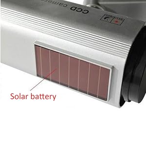 Caméra factice solaire.