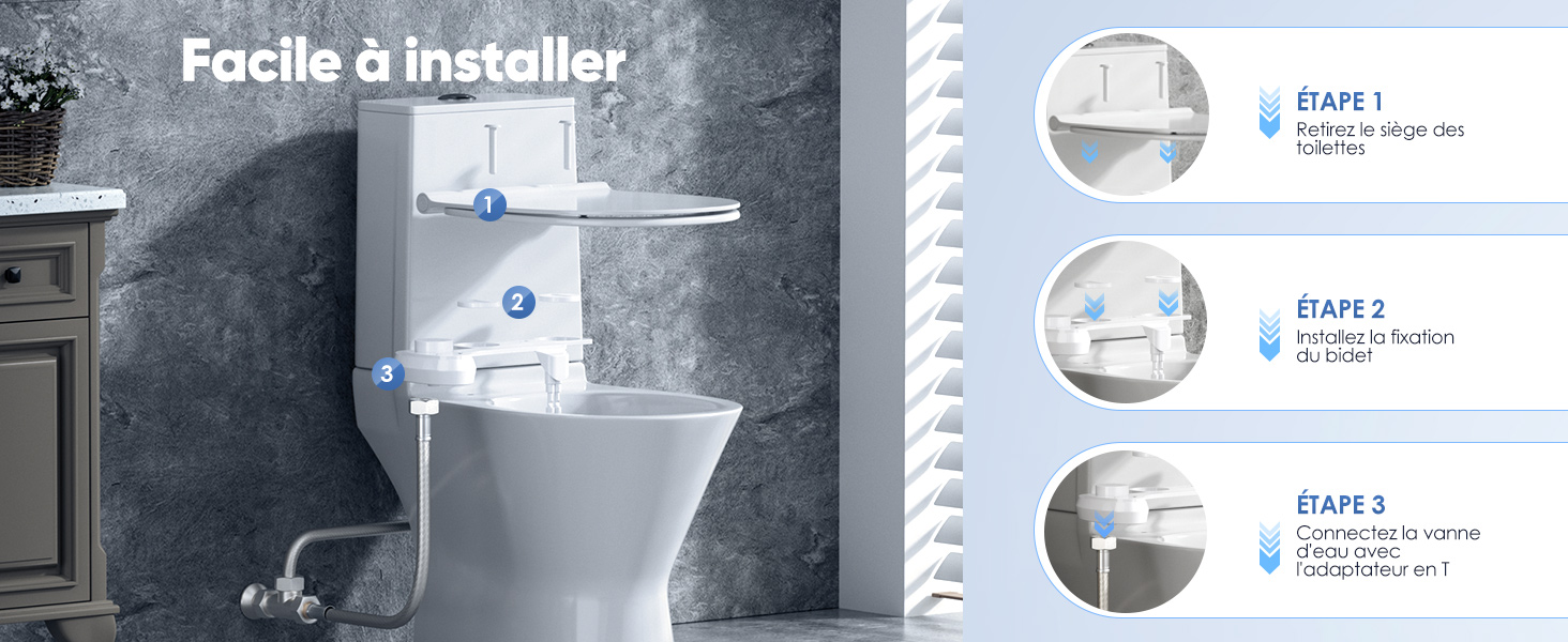 bidet toilette wc gauche