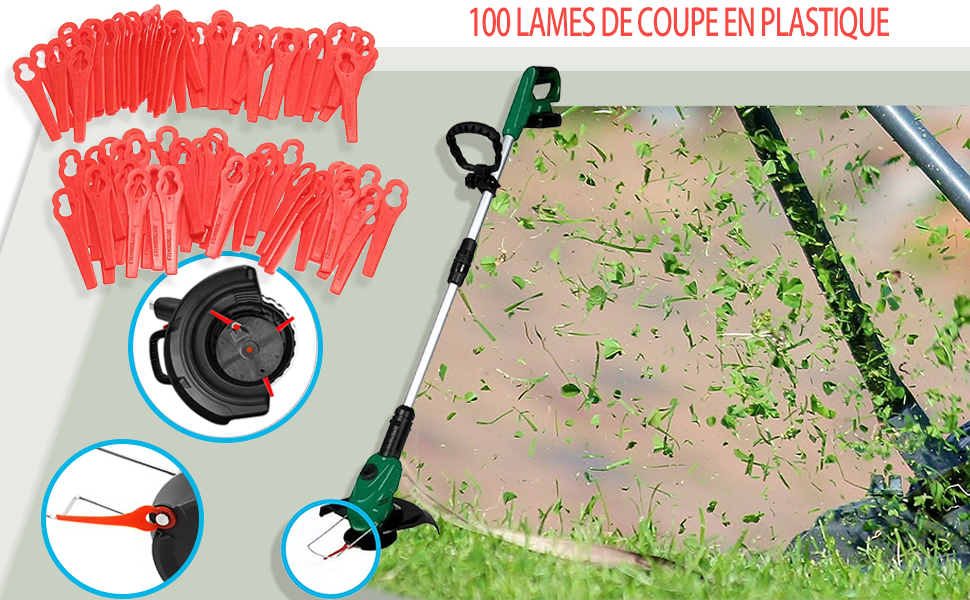 Plastic Blades Grass Trimmers