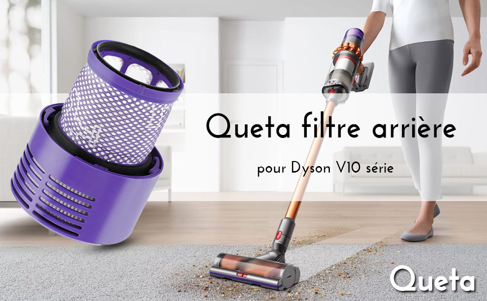Queta fitre arrière pour Dyson V10 série