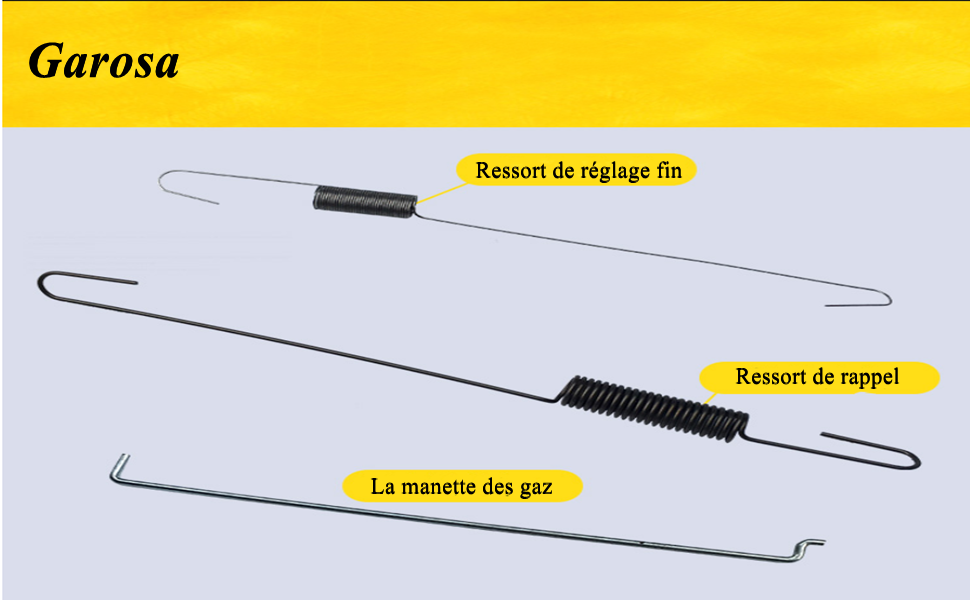 Levier de ressort d'accélérateur de moteur à essence