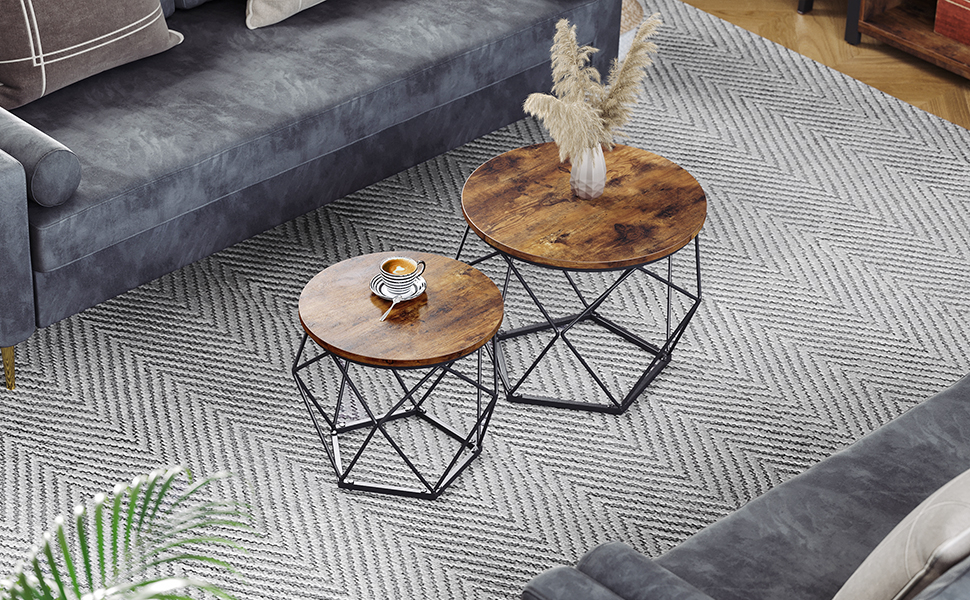 Table basse ronde
