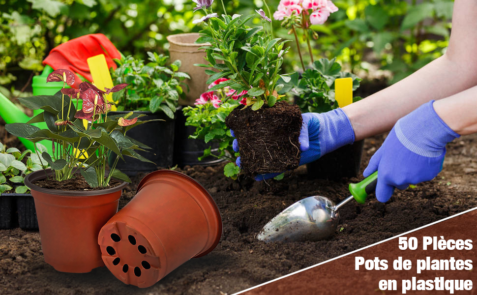 Pots de Pépinière en Plastique 