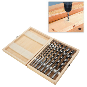 8 Stück Schlangenbohrer Set, Holzbohrer Lang Set Kohlenstoffstahl Schlangen-Bohrer Satz Kunstbohrer 