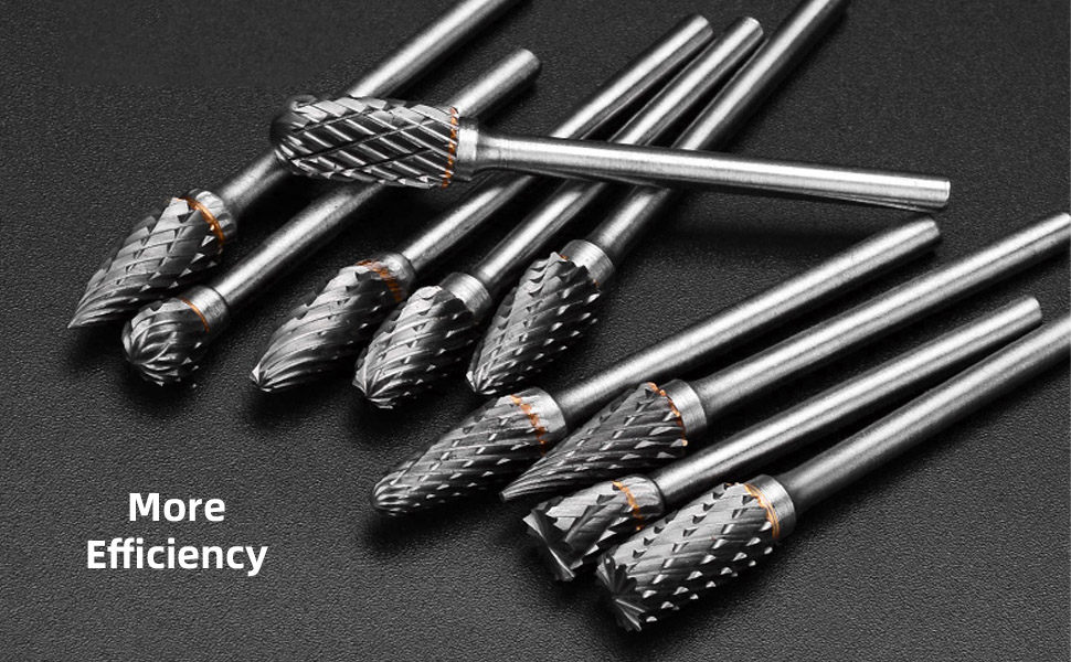 Fresas rotativas， fresa metal dremel, fresas para dremel, juego de fresas de carburo para dremel