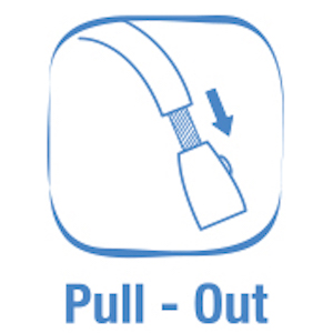 Clever tap, pull-out kitchen tap