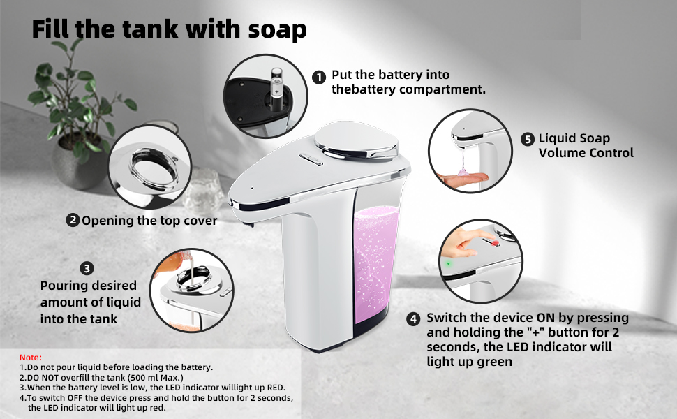 Distributeur automatique de savon