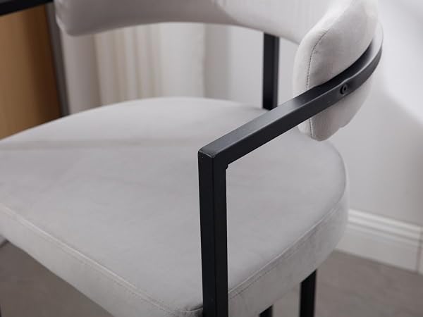 chaise de bar grise